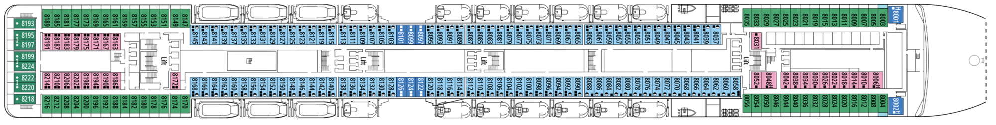Deck 8 - Tasso plan